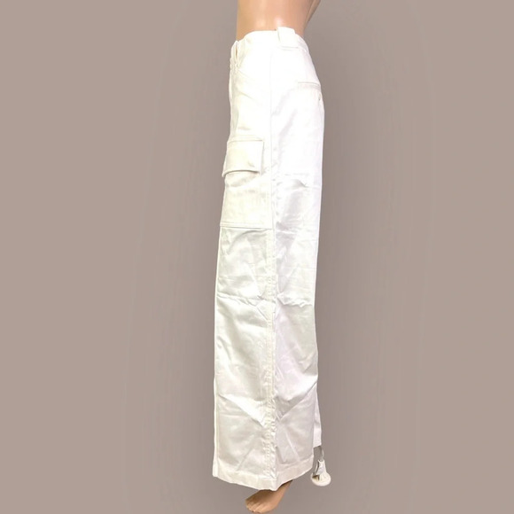 Polo Ralph Lauren Womens Straight Leg Cargo White Trousers Size 6 - Picture 2 of 14